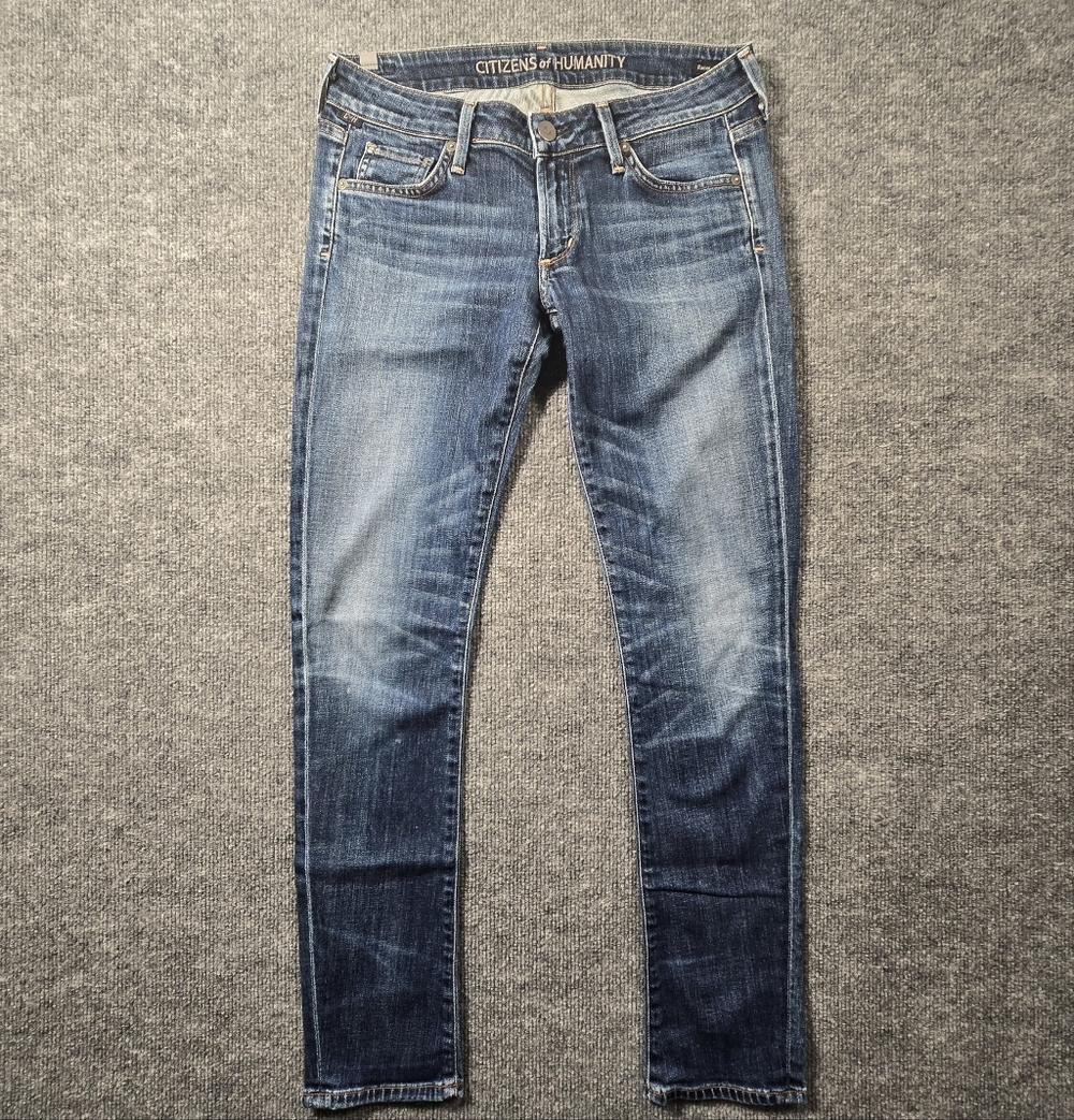 Citizens Of Humanity Blue Skinny Stretch Jeans
